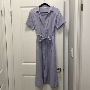 Aritzia Wilfred Eleta Linen Maxi Dress